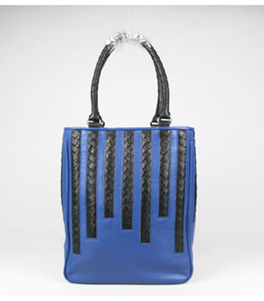 Bottega Veneta Anemone intrecciato Nappa Tote Blu